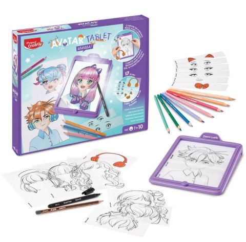 Tablet kreatywny do rysowania zestaw o tworzenia awatara Manga Creativ Maped Tablet kreatywny do rysowania zestaw o tworzenia awatara Manga Creativ Maped