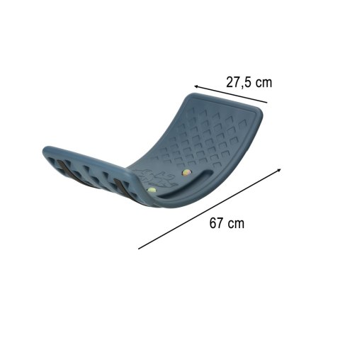 Deska do balansowania bujak dla dzieci 67x29 cm antypoślizgowa niebieska Deska do balansowania bujak dla dzieci 67x29 cm antypoślizgowa niebieska