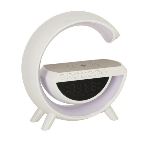 Lampka LED RGB ładowarka indukcyjna radio budzik zegar Lampka LED RGB ładowarka indukcyjna radio budzik zegar