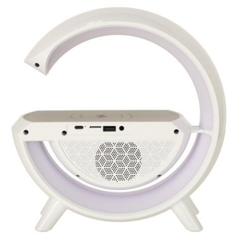 Lampka LED RGB ładowarka indukcyjna radio budzik zegar Lampka LED RGB ładowarka indukcyjna radio budzik zegar