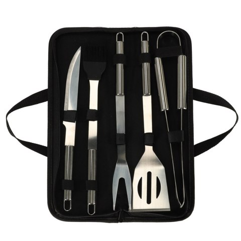 Sztućce do grilla akcesoria grillowe zestaw w etui 6 w 1 Sztućce do grilla akcesoria grillowe zestaw w etui 6 w 1