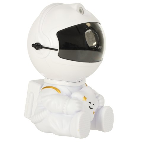 Projektor gwiazd lampka nocna astronauta na pilot biała Projektor gwiazd lampka nocna astronauta na pilot biała