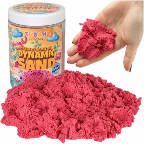 TUBAN Piasek dynamiczny 1kg różowy TUBAN Piasek dynamiczny 1kg różowy