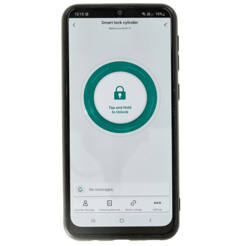 Zamek elektroniczny SMART wkładka inteligentna do drzwi odcisk palca bluetooth Zamek elektroniczny SMART wkładka inteligentna do drzwi odcisk palca bluetooth