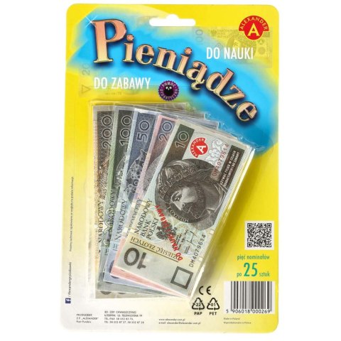 ALEXANDER Pieniądze zabawka edukacyjna 125 elementów 3+ ALEXANDER Pieniądze zabawka edukacyjna 125 elementów 3+