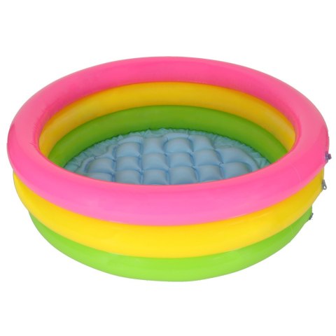 INTEX 57107 Basen ogrodowy dmuchany dla dzieci tęczowy INTEX 57107 Basen ogrodowy dmuchany dla dzieci tęczowy