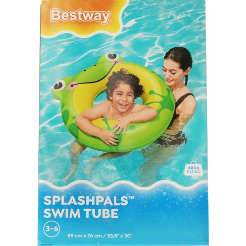 Kółko do pływania dmuchane BESTWAY 36351 żaba 85-76cm Kółko do pływania dmuchane BESTWAY 36351 żaba 85-76cm