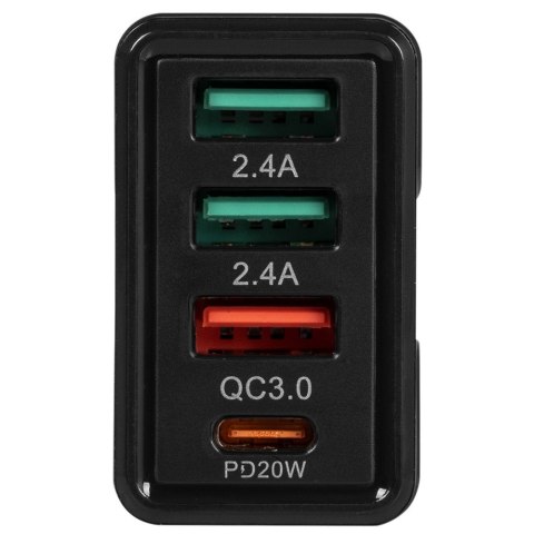 Ładowarka sieciowa wtyczka USB 3.0+PD32W szybkie ładowanie Ładowarka sieciowa wtyczka USB 3.0+PD32W szybkie ładowanie