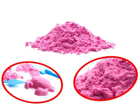 Piasek Kinetyczny w pudełku 2kg foremki niebieski Piasek Kinetyczny w pudełku 2kg foremki niebieski