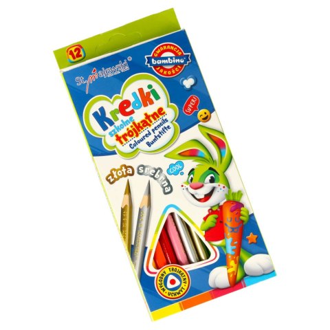 Zestaw plastyczny Bambino kredki mazaki farby 46el. Zestaw plastyczny Bambino kredki mazaki farby 46el.