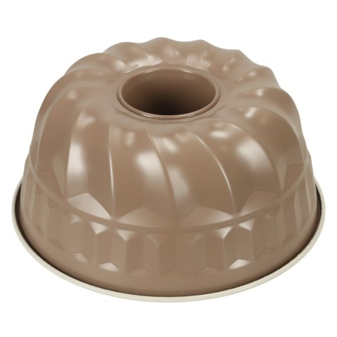 Blacha do pieczenia forma do babki okrągła z tuleją 22cm brązowa Blacha do pieczenia forma do babki okrągła z tuleją 22cm brązowa
