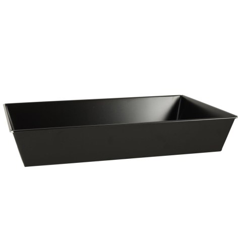 Blacha do pieczenia tortownica forma fakturowana do ciast wypieków 36cm x 24,5cm x 6cm czarna Blacha do pieczenia tortownica forma fakturowana do ciast wypieków 36cm x 24,5cm x 6cm czarna