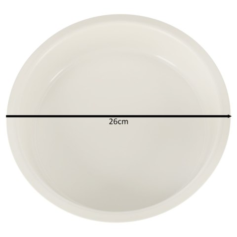 Blacha do pieczenia tortownica forma okrągła do tortów tart guiche 26cm brązowa Blacha do pieczenia tortownica forma okrągła do tortów tart guiche 26cm brązowa