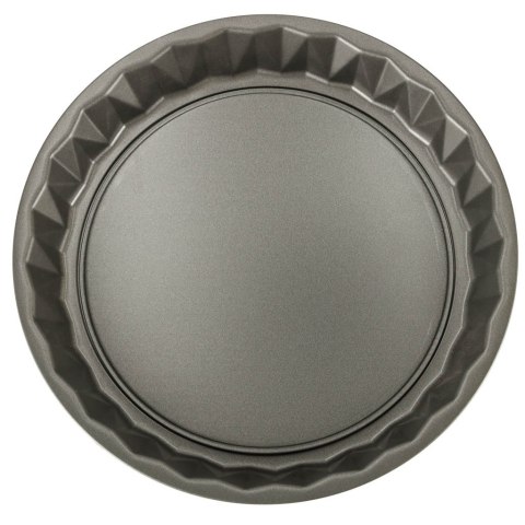 Blacha do pieczenia tortownica forma okrągła z wyjmowanym dnem do tarty 28cm szara Blacha do pieczenia tortownica forma okrągła z wyjmowanym dnem do tarty 28cm szara