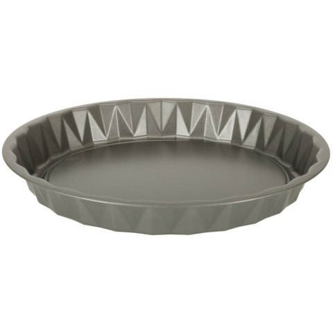Blacha do pieczenia tortownica forma okrągła z wyjmowanym dnem do tarty 28cm szara Blacha do pieczenia tortownica forma okrągła z wyjmowanym dnem do tarty 28cm szara
