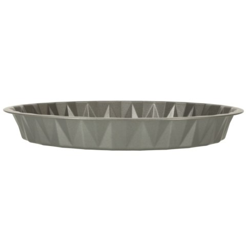 Blacha do pieczenia tortownica forma okrągła z wyjmowanym dnem do tarty 28cm szara Blacha do pieczenia tortownica forma okrągła z wyjmowanym dnem do tarty 28cm szara