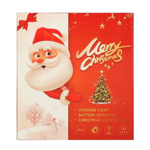 Lampki LED wisząca dekoracja świąteczna bałwanek 49cm 10 LED Lampki LED wisząca dekoracja świąteczna bałwanek 49cm 10 LED