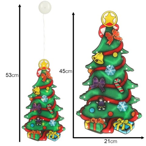 Lampki LED wisząca dekoracja świąteczna choinka 45cm Lampki LED wisząca dekoracja świąteczna choinka 45cm