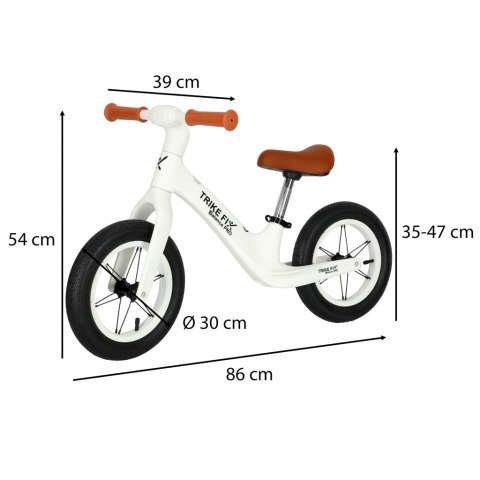 Rowerek biegowy Trike Fix Balance PRO biały Rowerek biegowy Trike Fix Balance PRO biały