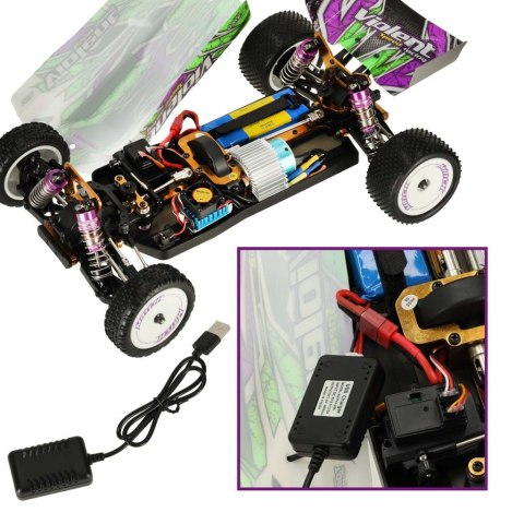 Samochód zdalnie sterowny WLToys 104002 1:10 4WD 2,4Ghz Samochód zdalnie sterowny WLToys 104002 1:10 4WD 2,4Ghz