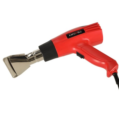 KAFUWELL Opalarka elektryczna z regulacją temperatury 0-600 st. C + 4 wymienne końcówki 1600W KAFUWELL Opalarka elektryczna z regulacją temperatury 0-600 st. C + 4 wymienne końcówki 1600W
