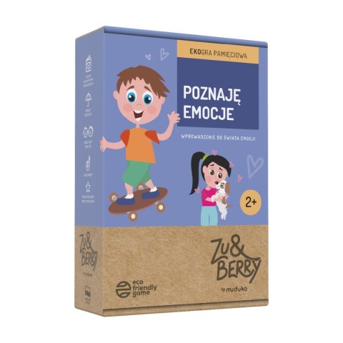 MUDUKO Gra pamięć logiczna Poznaję emocje: ekogra pamięciowa. Karty obrazkowe dla dzieci 2+ MUDUKO Gra pamięć logiczna Poznaję emocje: ekogra pamięciowa. Karty obrazkowe dla dzieci 2+