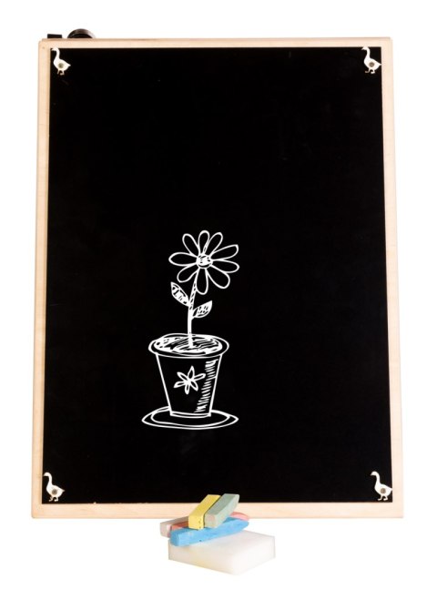 Tablica manipulacyjna drewniana dwustronna farma naturalna 28 x 37,5 x 50 cm Tablica manipulacyjna drewniana dwustronna farma naturalna 28 x 37,5 x 50 cm