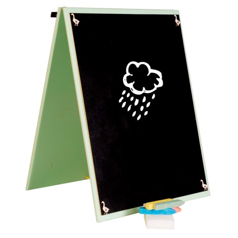 Tablica manipulacyjna drewniana dwustronna farma zielona 28 x 37,5 x 50 cm Tablica manipulacyjna drewniana dwustronna farma zielona 28 x 37,5 x 50 cm