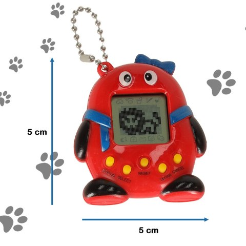 Tamagotchi gra elektroniczna dla dzieci czerwone Tamagotchi gra elektroniczna dla dzieci czerwone
