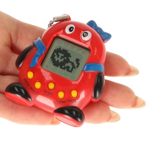 Tamagotchi gra elektroniczna dla dzieci czerwone Tamagotchi gra elektroniczna dla dzieci czerwone
