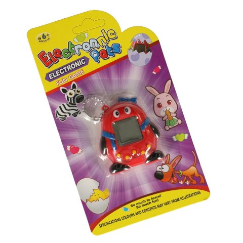 Tamagotchi gra elektroniczna dla dzieci czerwone Tamagotchi gra elektroniczna dla dzieci czerwone