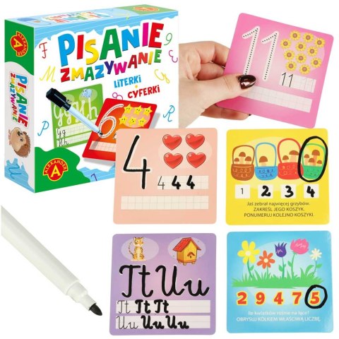 ALEXANDER Pisanie i zmazywanie karty edukacyjne 5+ ALEXANDER Pisanie i zmazywanie karty edukacyjne 5+