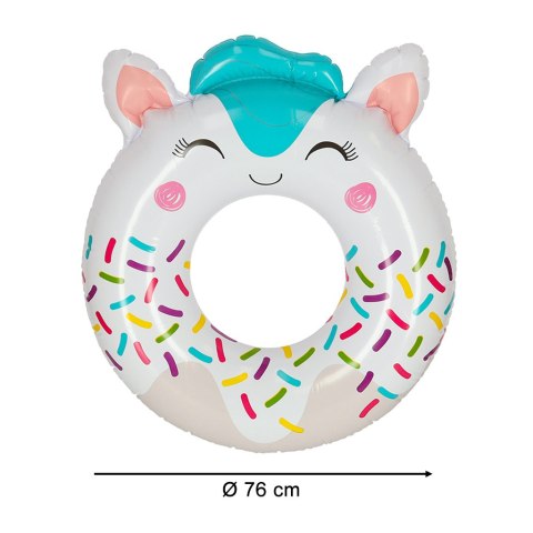INTEX 59266 Kółko do pływania koło dmuchane ponton plażowy jednorożec max 40kg INTEX 59266 Kółko do pływania koło dmuchane ponton plażowy jednorożec max 40kg