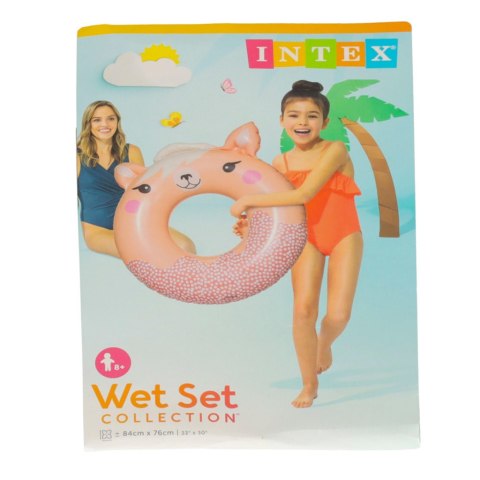 INTEX 59266 Kółko do pływania koło dmuchane ponton plażowy lama max 40kg INTEX 59266 Kółko do pływania koło dmuchane ponton plażowy lama max 40kg