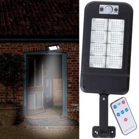 Lampa solarna latarnia ogrodowa uliczna 128LED + pilot Lampa solarna latarnia ogrodowa uliczna 128LED + pilot