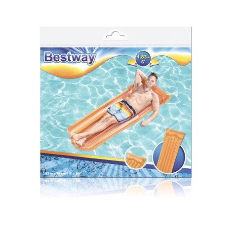 Materac dmuchany plażowy BESTWAY 44013 pomarańczowy Materac dmuchany plażowy BESTWAY 44013 pomarańczowy
