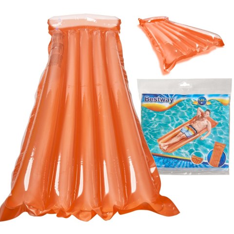 Materac dmuchany plażowy BESTWAY 44013 pomarańczowy Materac dmuchany plażowy BESTWAY 44013 pomarańczowy