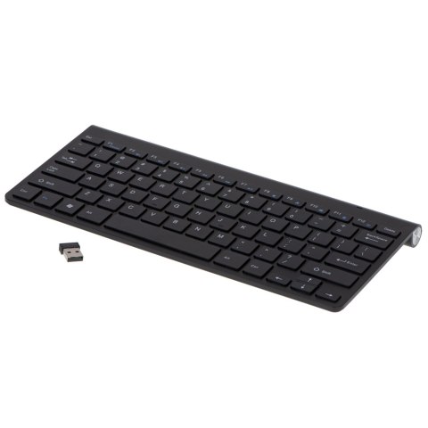 Klawiatura bezprzewodowa bluetooth Smart TV czarna Klawiatura bezprzewodowa bluetooth Smart TV czarna