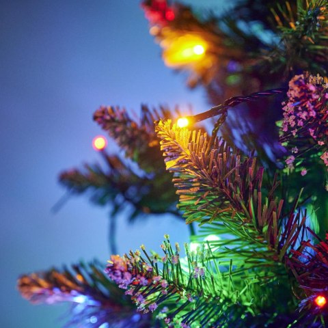Lampki LED łańcuch świetlny 10m 100LED multikolor 8 trybów świecenia Lampki LED łańcuch świetlny 10m 100LED multikolor 8 trybów świecenia