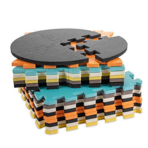 Mata edukacyjna piankowa puzzle zwierzątka kolorowa 114 x 114 cm 25 elementów Mata edukacyjna piankowa puzzle zwierzątka kolorowa 114 x 114 cm 25 elementów