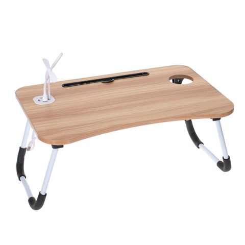 Stolik pod laptopa składany do łóżka podstawka śniadaniowa USB Stolik pod laptopa składany do łóżka podstawka śniadaniowa USB