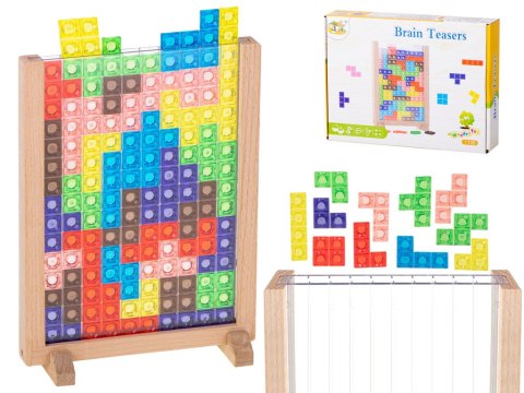 Gra logiczna układanka tetris stojący Gra logiczna układanka tetris stojący