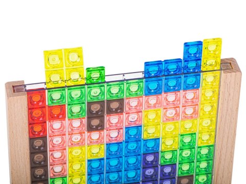 Gra logiczna układanka tetris stojący Gra logiczna układanka tetris stojący