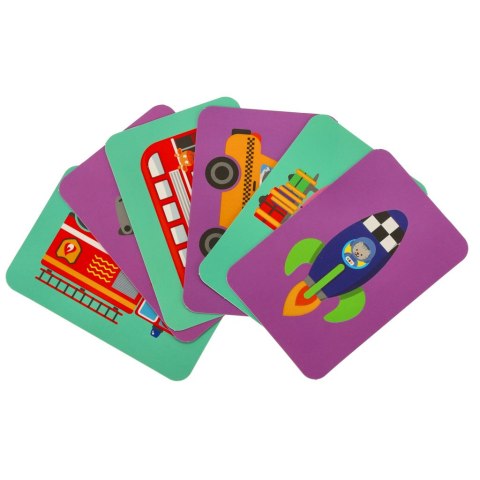Książeczka magnetyczna układanka puzzle z magnesem środki transportu Książeczka magnetyczna układanka puzzle z magnesem środki transportu