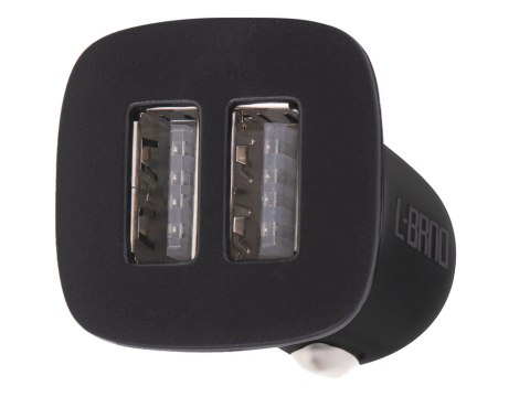 Ładowarka samochodowa szybka 2.1A 2x USB + kabel USB C L-BRNO Ładowarka samochodowa szybka 2.1A 2x USB + kabel USB C L-BRNO