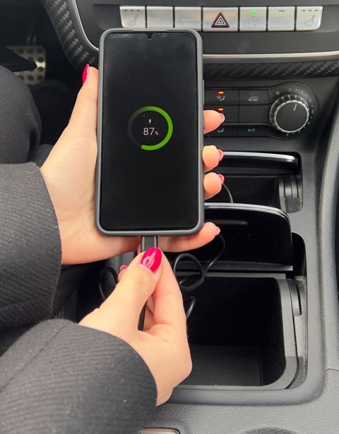 Ładowarka samochodowa szybka 2.1A 2x USB + kabel USB C L-BRNO Ładowarka samochodowa szybka 2.1A 2x USB + kabel USB C L-BRNO