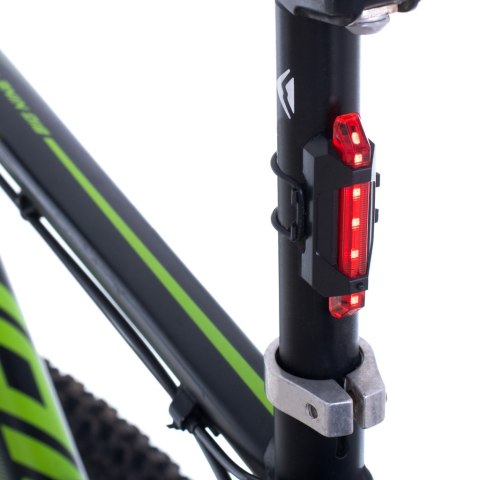 Lampka rowerowa LED zestaw tył-przód USB Lampka rowerowa LED zestaw tył-przód USB