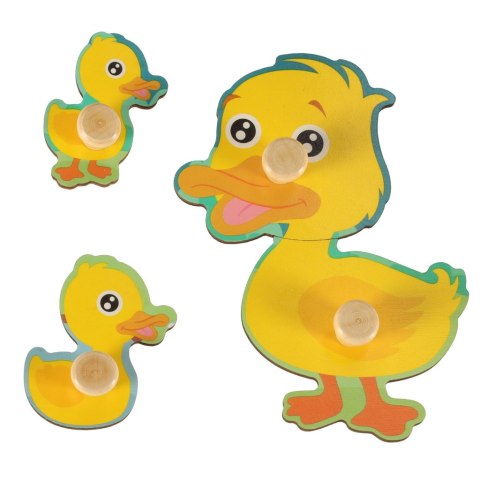 Puzzle drewniane sorter układanka kaczuszka kaczka Puzzle drewniane sorter układanka kaczuszka kaczka