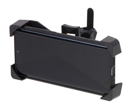Uchwyt rowerowy motocyklowy na telefon czarny stabilny Uchwyt rowerowy motocyklowy na telefon czarny stabilny