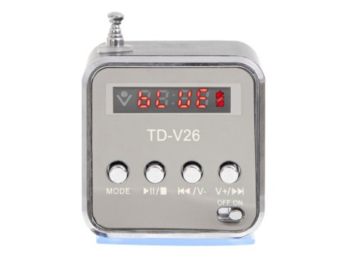 Radio akumulatorowe przenośne głośnik Bluetooth LCD TD-V26 Radio akumulatorowe przenośne głośnik Bluetooth LCD TD-V26